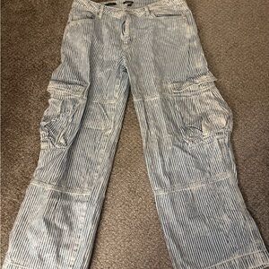 Wild Fable Blue and White Striped Pants